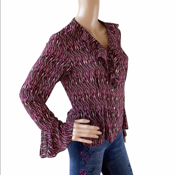 Mary Kay Tops - Mary Kay by Brookhurst, Inc.Ruffled Sheer Blouse